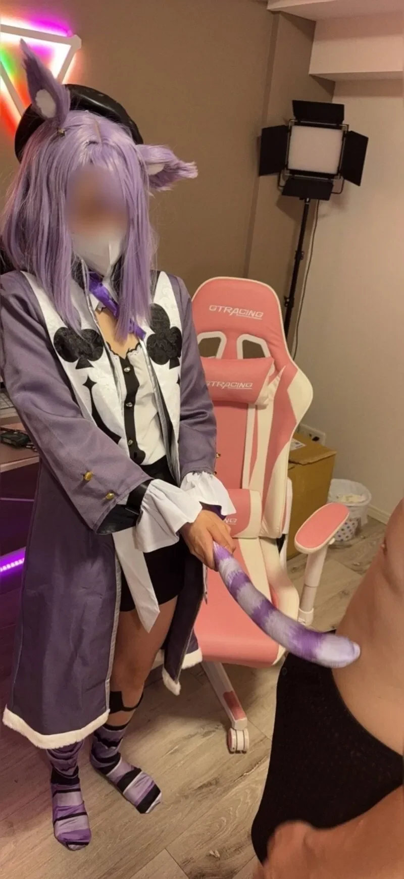 FC2-PPV-4809439 Vtuber Neko○o○yu  As a result of continuing muscle training, Shizuku-chan has been further upgraded and rewards virgins with creampies