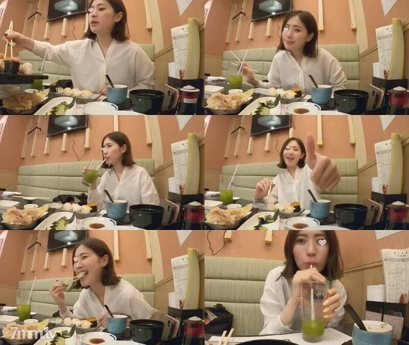 FC2-PPV-1615712 Wet man hair is strangely erotic ... Eat sushi and have sex in the open-air bath [Part 1]